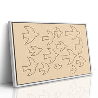 Minimalist Birds in Flight
