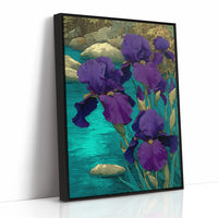 Indigo Blooms by the Stream