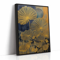 Golden Petals Paint Midnight Gardens