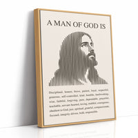 A Man of God: Ivory Line Portrait