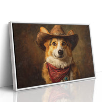 Loyal Companion In Western Attire