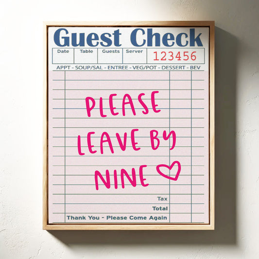 Message From The Kitchen Staff
