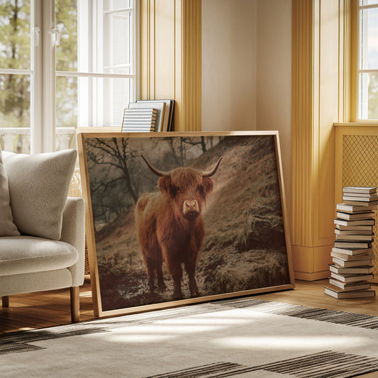Highland Morning Mist And Stone