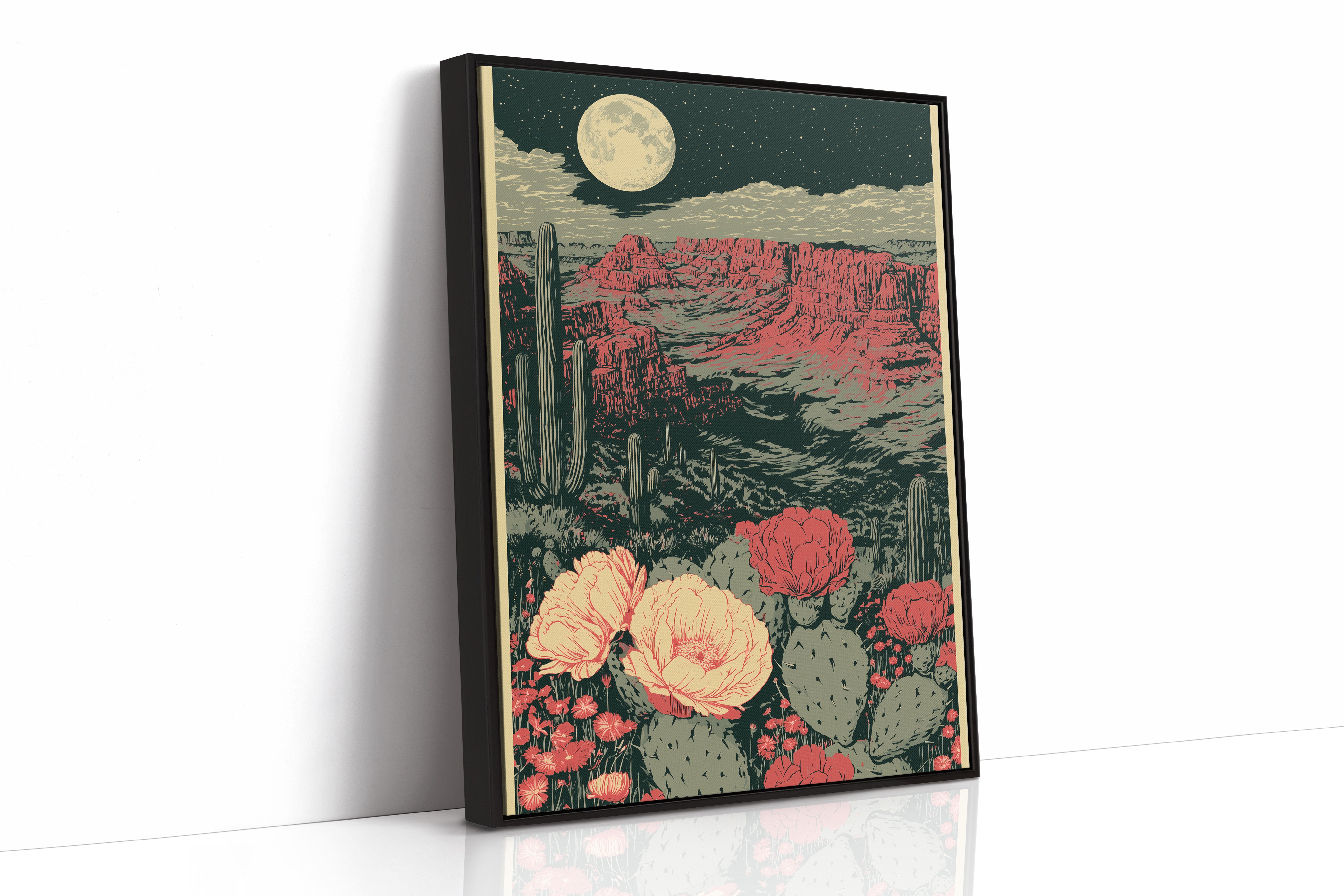 Desert Bloom at Midnight