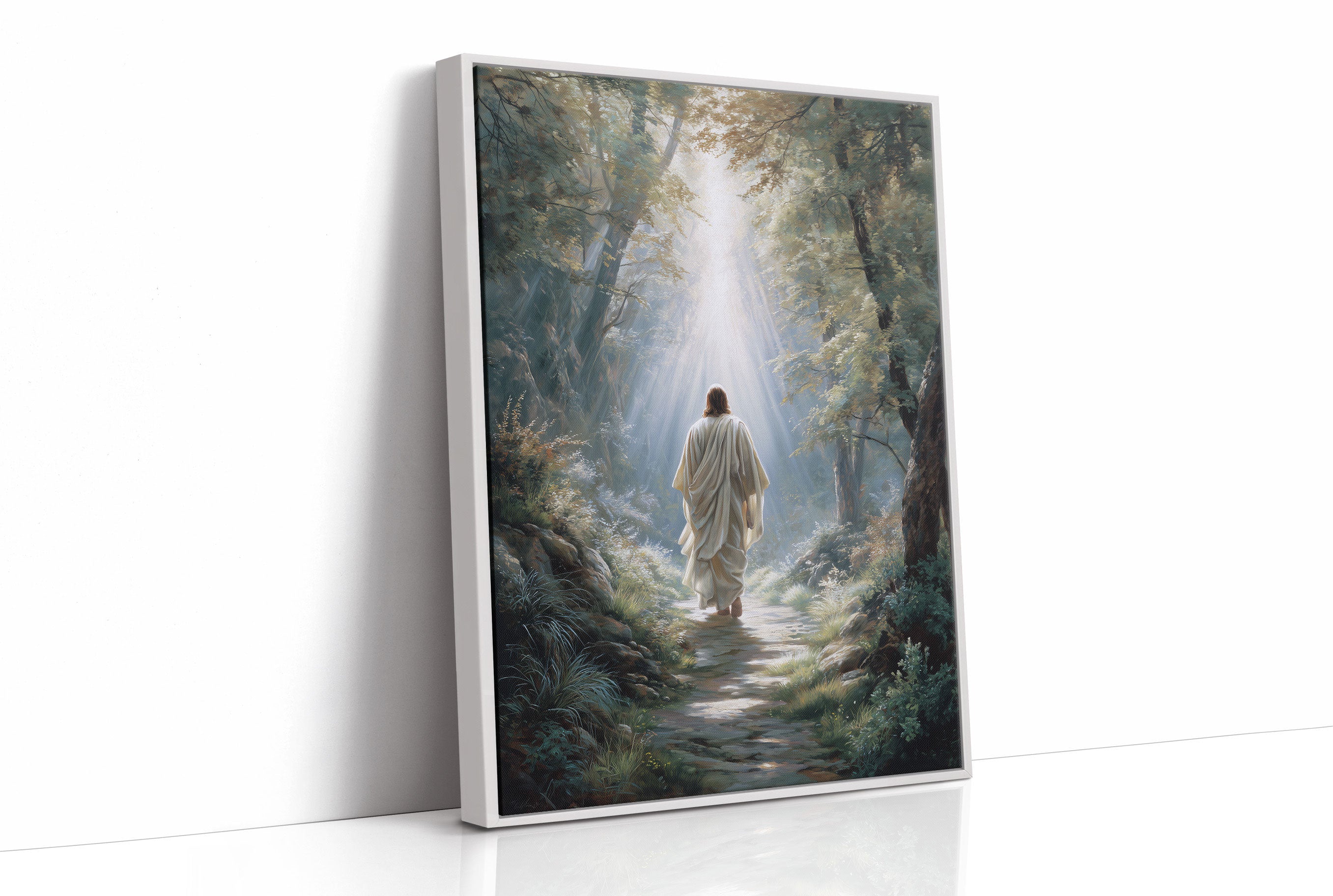 Light Guides The Forest Path