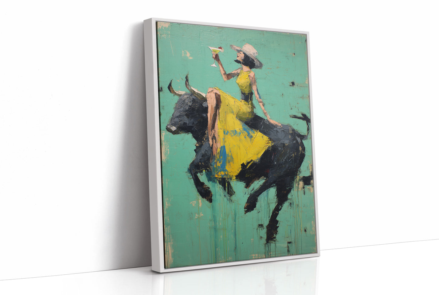 Champagne Ride in Turquoise