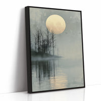 Bare Trees, Wide Water Moon