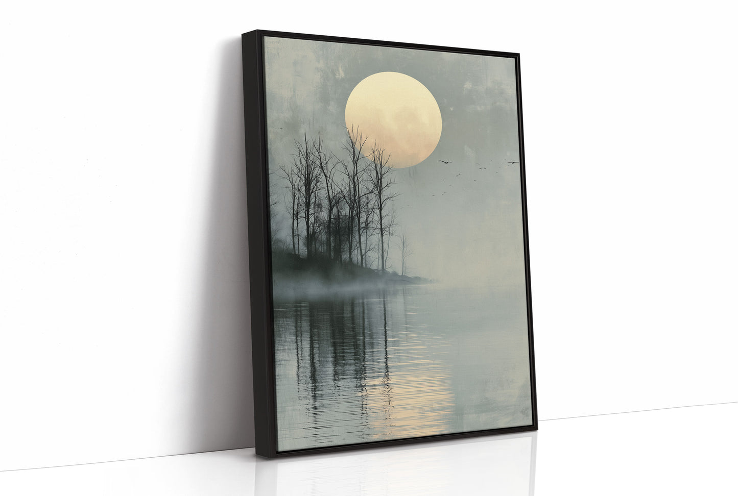 Bare Trees, Wide Water Moon