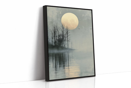 Bare Trees, Wide Water Moon