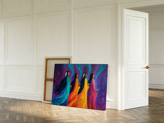 Sacred Smoke Rises Through Color