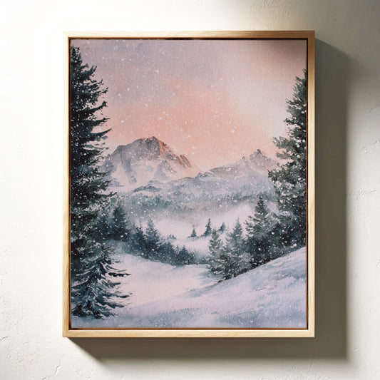 When Mountains Cradle the Snow