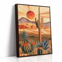 Desert Bloom At First Light
