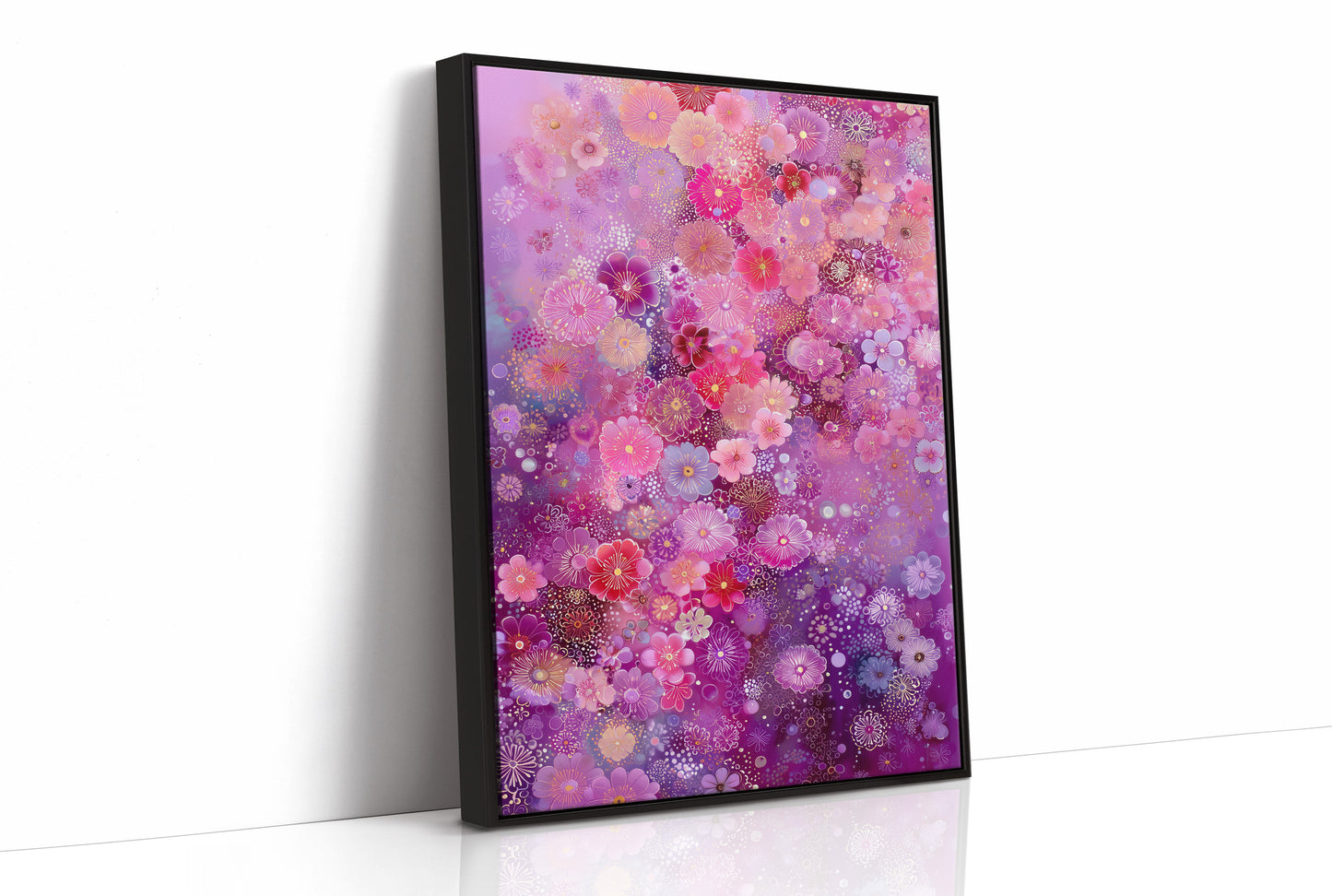 Cherry Blossoms Dance Through Purple Dreams