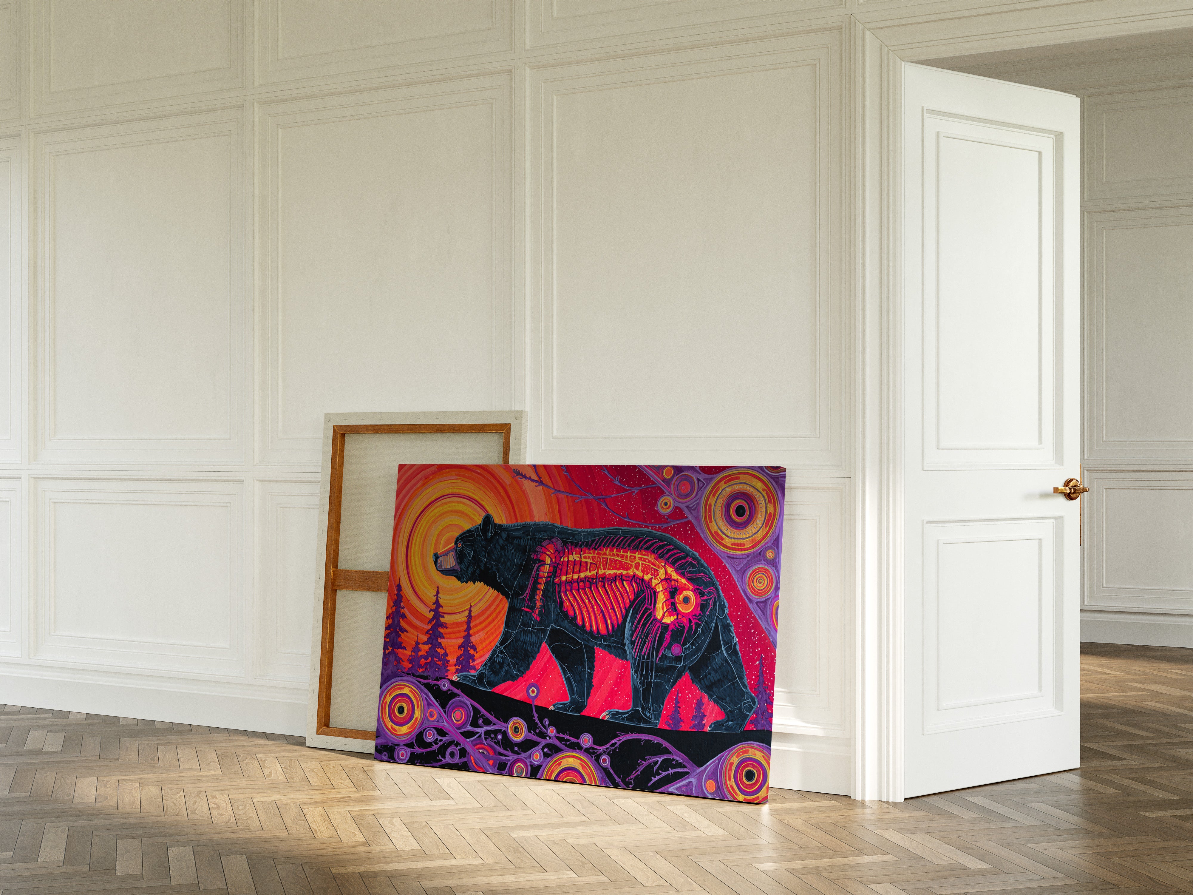 Spirit Bear's Inner Fire Glows