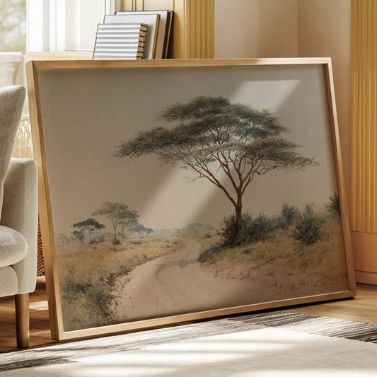 Acacia Bends Over Winding Path