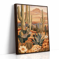 Saguaro Grove At Midday
