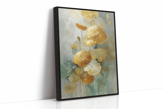 Golden Lotus Dance In Jade Mist