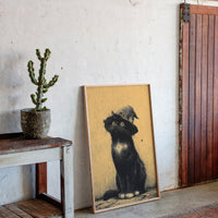 The Enchanted Feline Stares Back