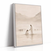 Divine Mercy Amidst Ethereal Waters