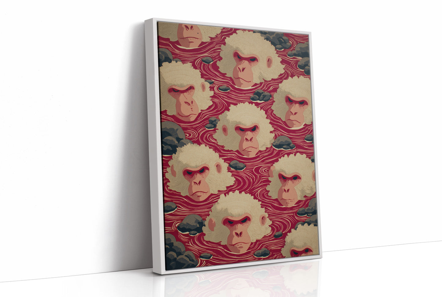 Silent Faces in Crimson Current