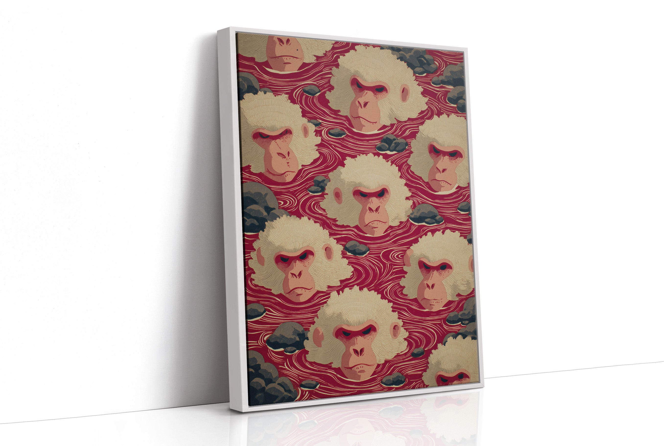 Silent Faces in Crimson Current