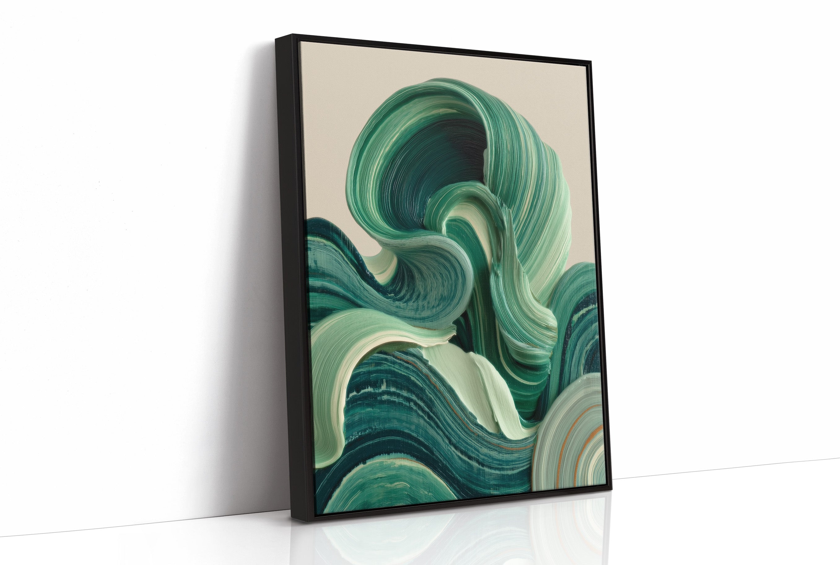 Emerald Waves Paint Ocean Stories