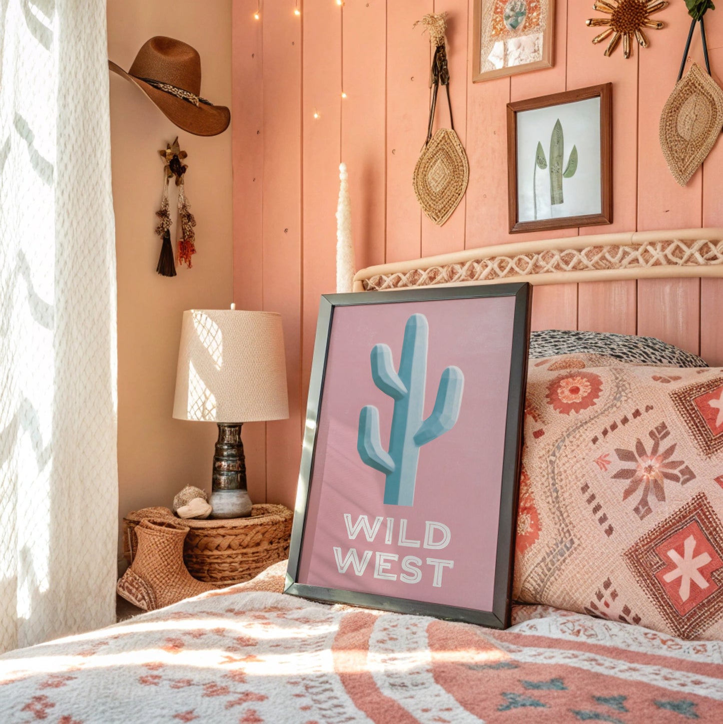 Cacti Beneath Cotton Candy Skies