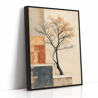 Solitary Tree Finds Golden Peace