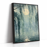 Moonrise Through the Moss Curtain