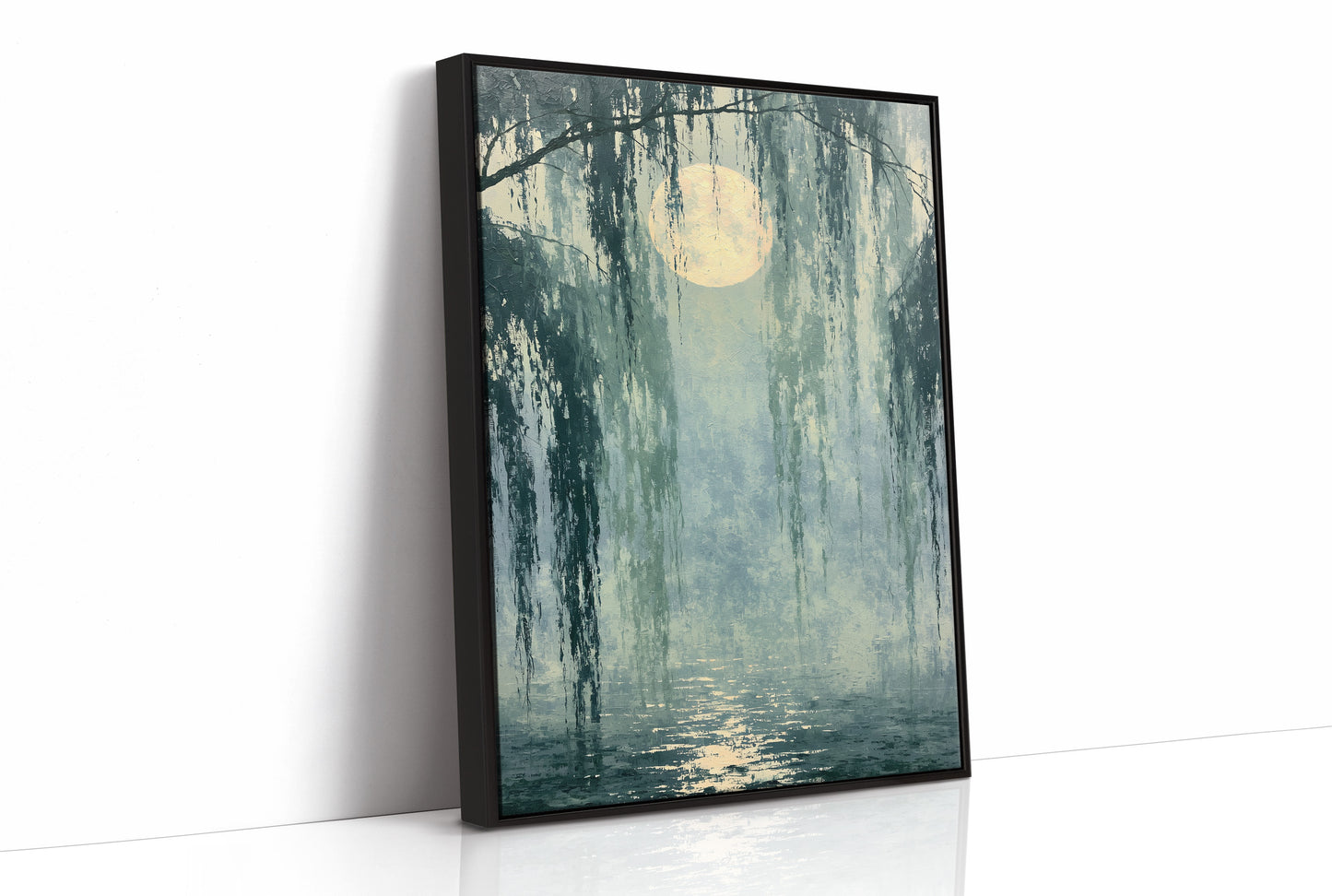 Moonrise Through the Moss Curtain