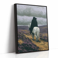 Rider on the Windswept Moor