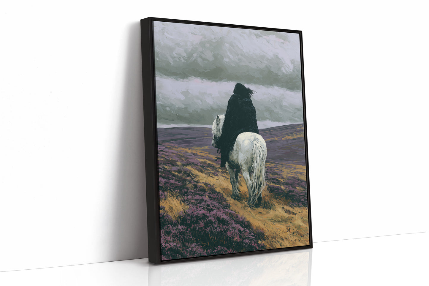 Rider on the Windswept Moor