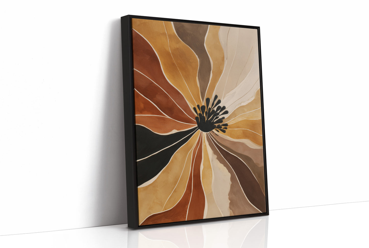 Autumn Petals Dance In Sunlight