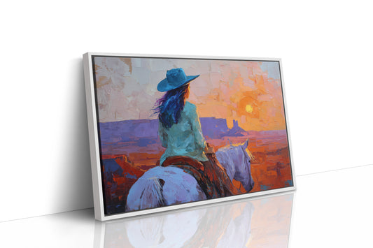 Wild Horses Chase Desert Sunsets