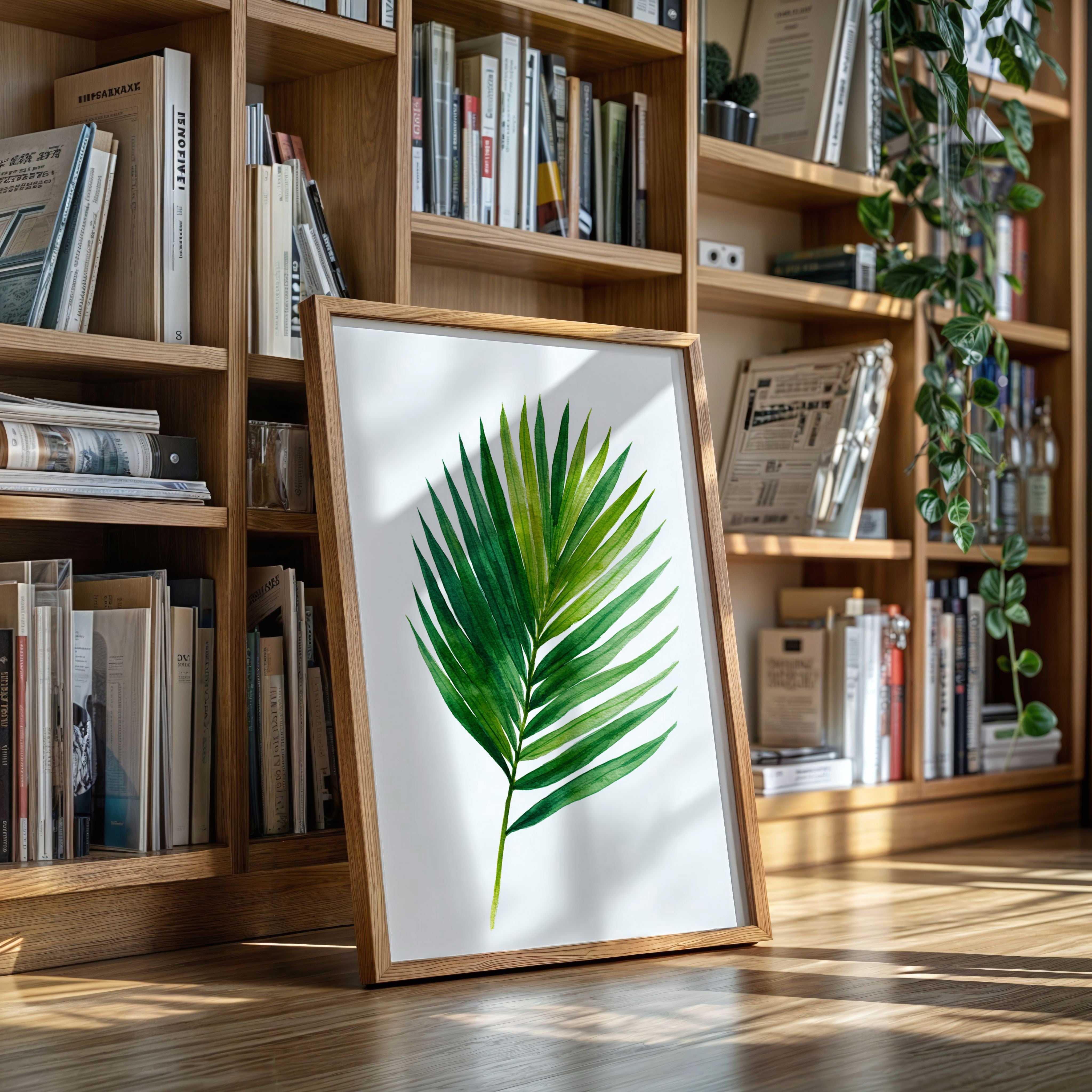 Emerald Fronds in Gentle Breeze