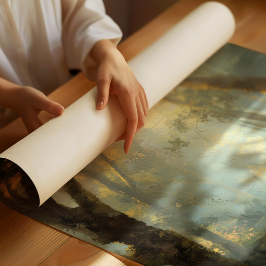 Daybreak Feast In Misty Grove