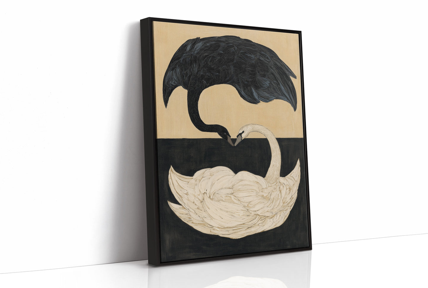 Two Swans, One Heart