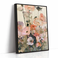 Poppies in Coral Wash