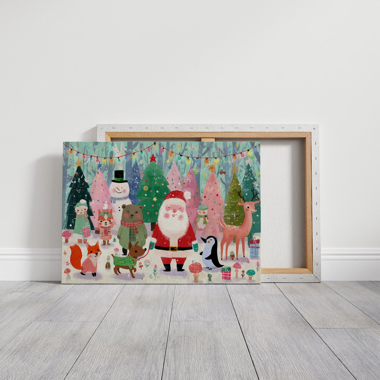 Forest Friends Share Holiday Magic Together