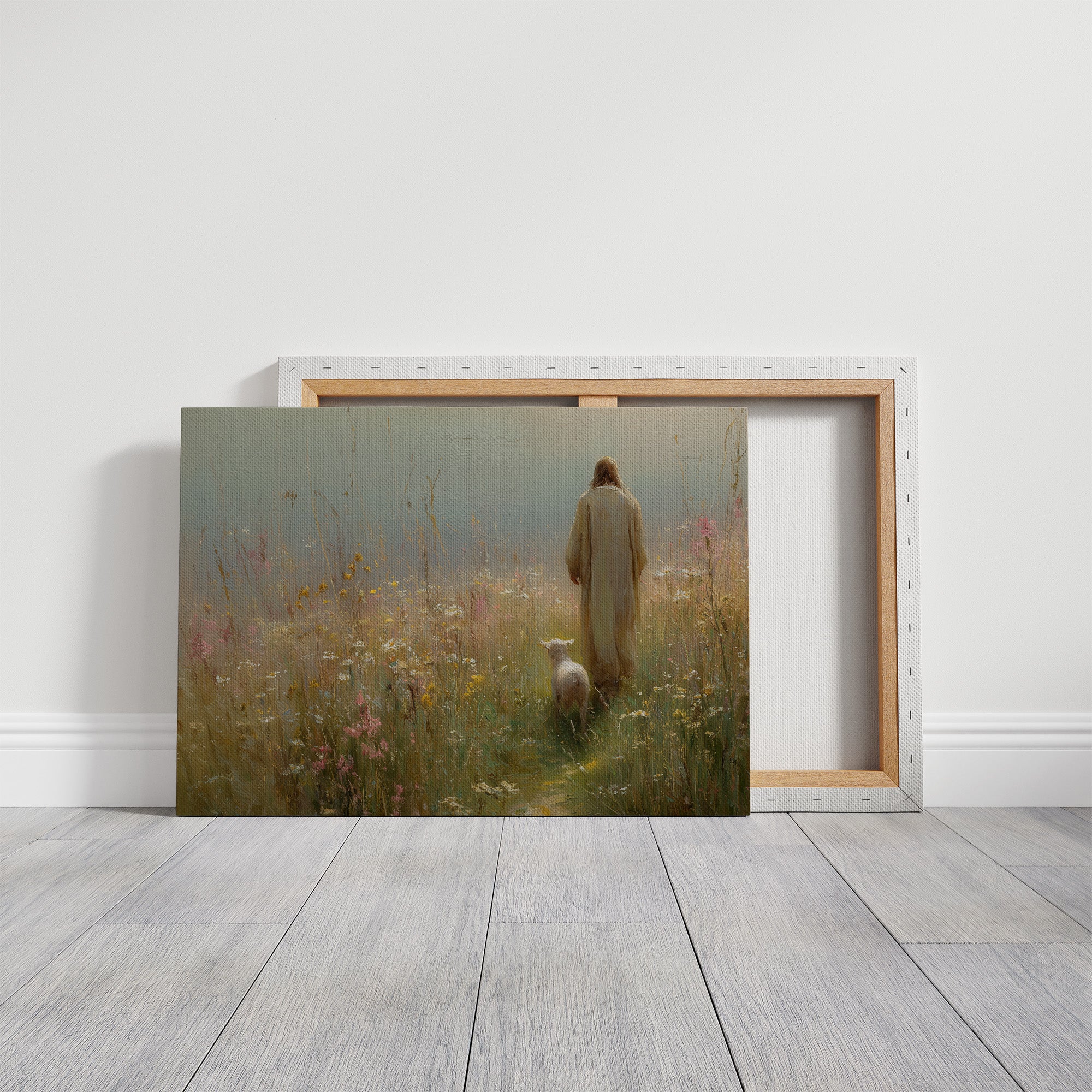 Faithful Companion Through Misty Meadows