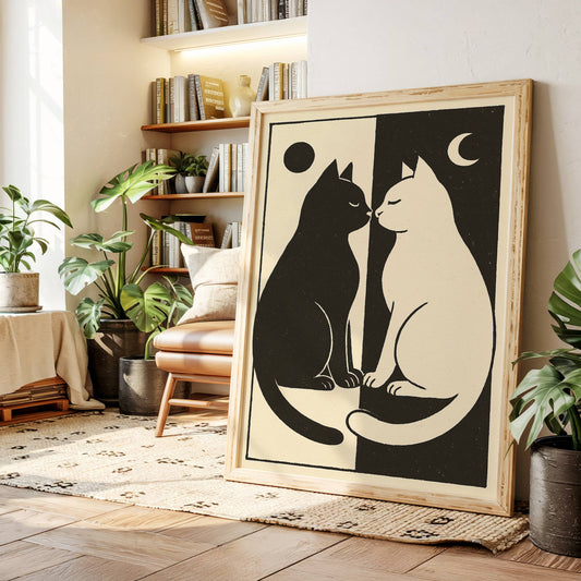 Day Meets Night Through Feline Eyes