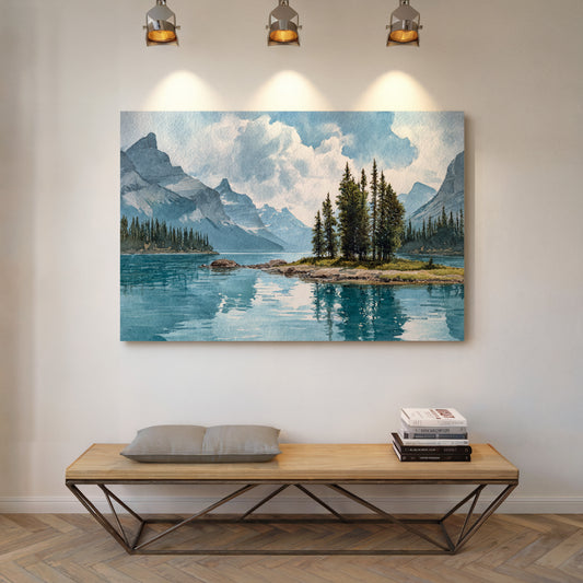 Alpine Waters Mirror Mountain Dreams