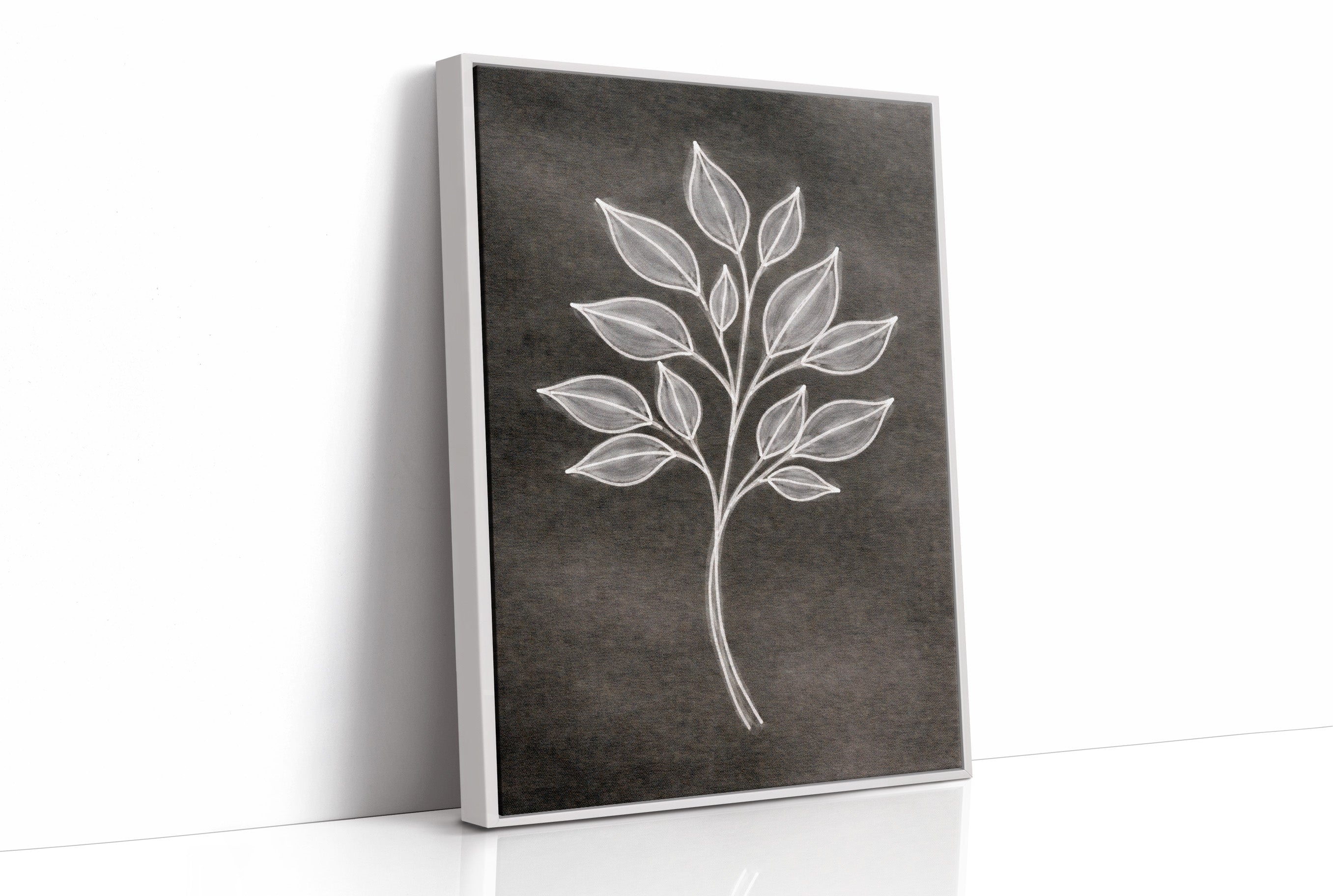 Luminous Foliage Against Midnight Canvas