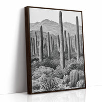 Saguaro Forest In Fine Line