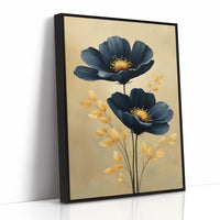 Midnight Blooms Against Golden Dawn