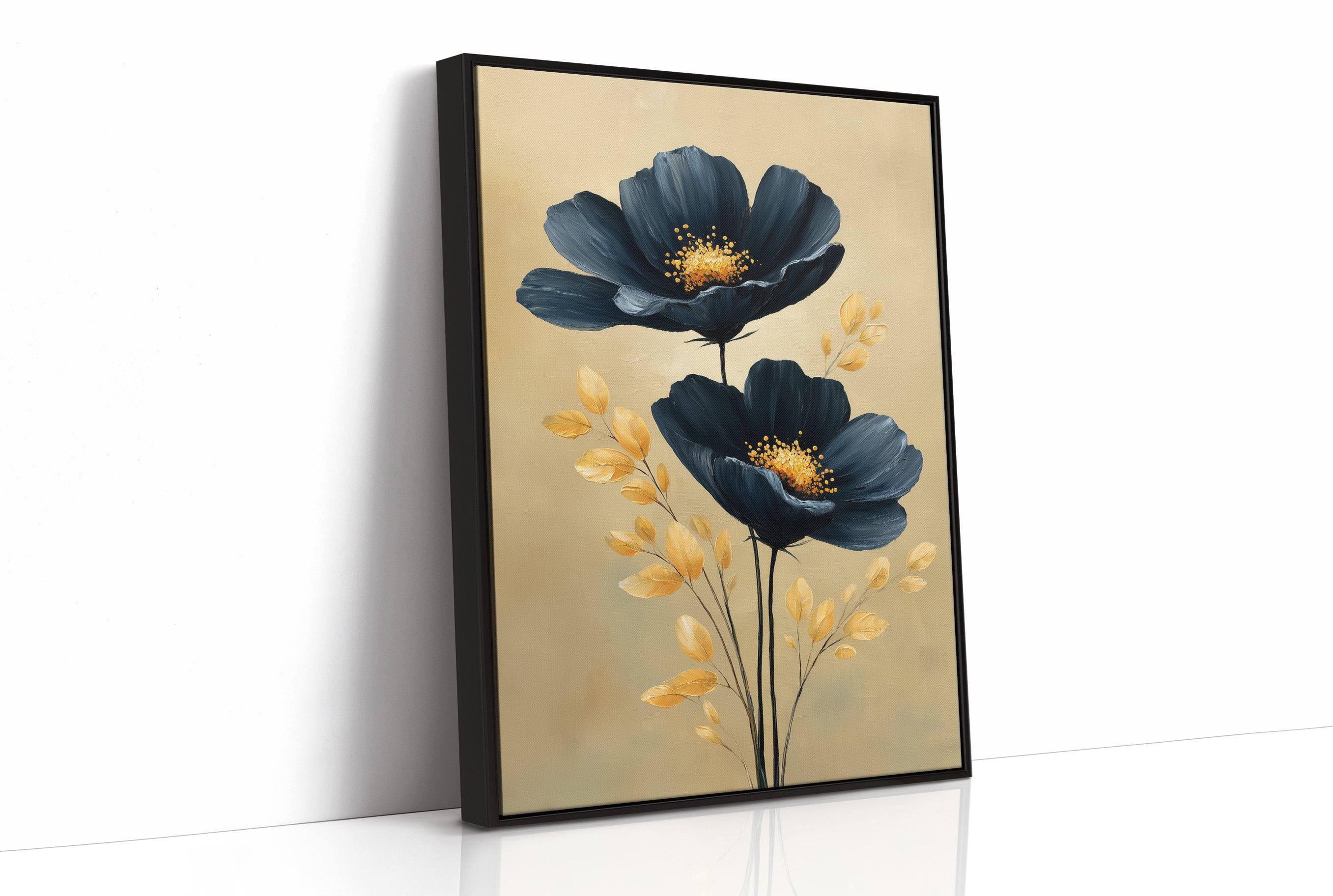 Midnight Blooms Against Golden Dawn