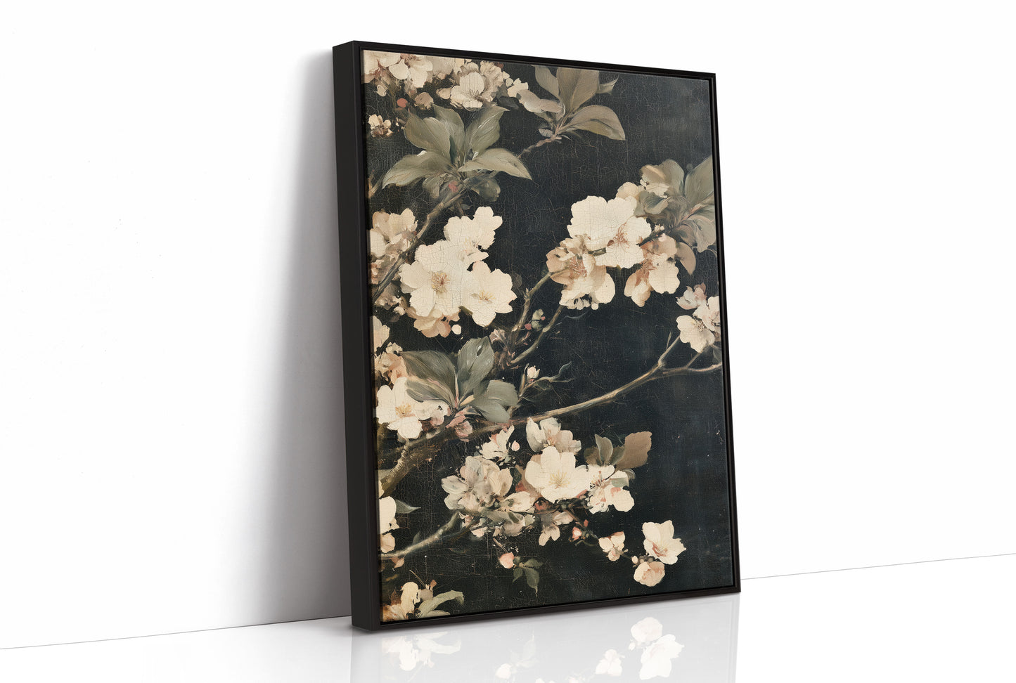 Midnight Blossoms: Ivory & Shadow