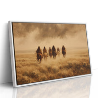 Riders Beneath Amber Skies