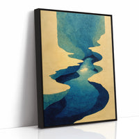 Turquoise Rivers Cut Golden Plains