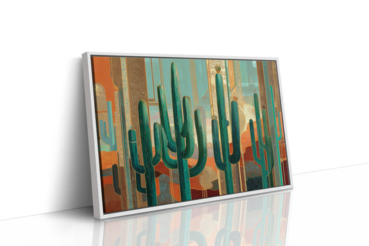Desert Sentinels In Gilded Light